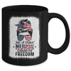 Just A Patriot Nurse Standing For Freedom US Flag Mug Coffee Mug | Teecentury.com