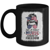 Just A Patriot Nurse Standing For Freedom US Flag Mug Coffee Mug | Teecentury.com