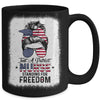 Just A Patriot Nurse Standing For Freedom US Flag Mug Coffee Mug | Teecentury.com