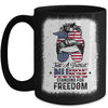 Just A Patriot Nurse Standing For Freedom US Flag Mug Coffee Mug | Teecentury.com