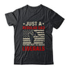 Just A Regular Dad Trying Not To Raise Liberals Father's Day T-Shirt & Hoodie | Teecentury.com