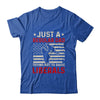 Just A Regular Dad Trying Not To Raise Liberals Father's Day T-Shirt & Hoodie | Teecentury.com