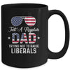 Just A Regular Dad Trying Not To Raise Liberals Republican Mug Coffee Mug | Teecentury.com