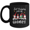 Just Hanging With My Gnomies Christmas Gnome Pajama Mug Coffee Mug | Teecentury.com