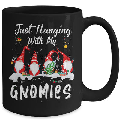 Just Hanging With My Gnomies Christmas Gnome Pajama Mug Coffee Mug | Teecentury.com