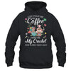 Just Pour Me My Coffee Hand Me My Crochet Funny Crocheting T-Shirt & Tank Top | Teecentury.com