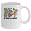 K Is For Kindergarten Teacher Leopard First Day Of School Mug | teecentury