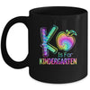 K Is For Kindergarten Teacher Tie Dye Back To School Kinder Mug | teecentury