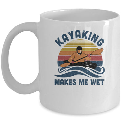 Kayaking Makes Me Wet Vintage Mug Coffee Mug | Teecentury.com