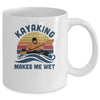 Kayaking Makes Me Wet Vintage Mug Coffee Mug | Teecentury.com