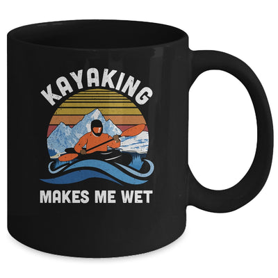 Kayaking Makes Me Wet Vintage Official Novelty Mug Coffee Mug | Teecentury.com
