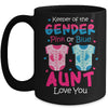 Keeper Of The Gender Aunt Loves You Baby Announcement Aunt Mug Coffee Mug | Teecentury.com