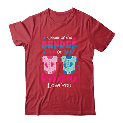 Keeper Of The Gender Grandma Loves You Baby Announcement Grandma T-Shirt & Hoodie | Teecentury.com