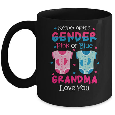 Keeper Of The Gender Grandma Loves You Baby Announcement Grandma Mug Coffee Mug | Teecentury.com