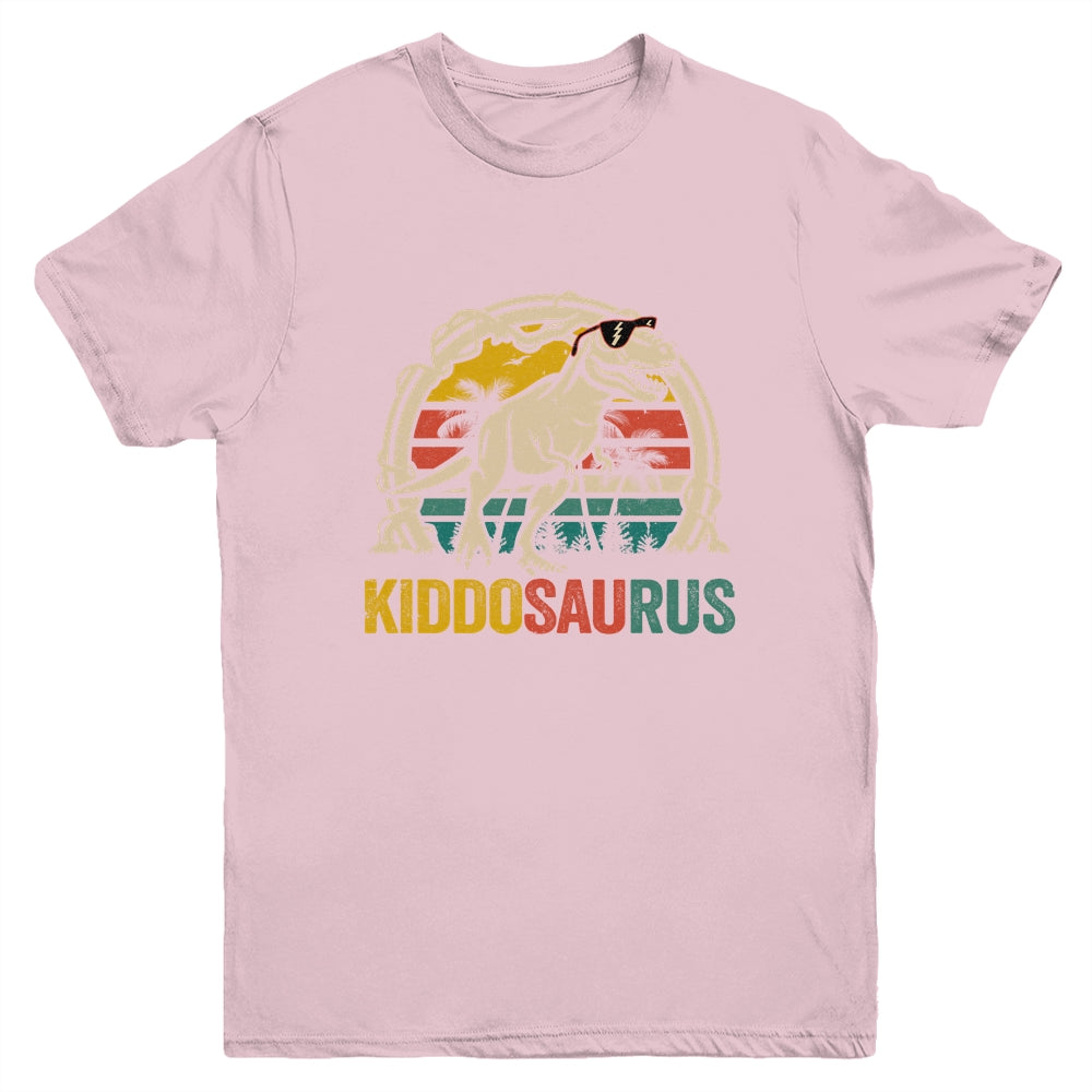 Kiddosaurus T Rex Dinosaur Kiddo Saurus Family Matching Youth Youth Shirt | Teecentury.com