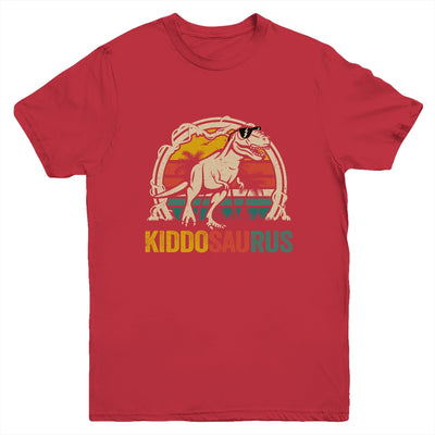 Kiddosaurus T Rex Dinosaur Kiddo Saurus Family Matching Youth Youth Shirt | Teecentury.com