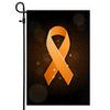 Kidney Cancer Leukemia Multiple Sclerosis Awareness Flag Orange Ribbon Flag | Teecentury.com
