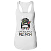 Kinda Busy Being A Pig Mom Messy Hair In Bun T-Shirt & Tank Top | Teecentury.com