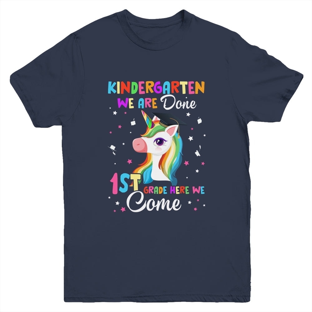 Kindergarten Graduation Magical Unicorn For Kids Girls Youth Shirt | teecentury