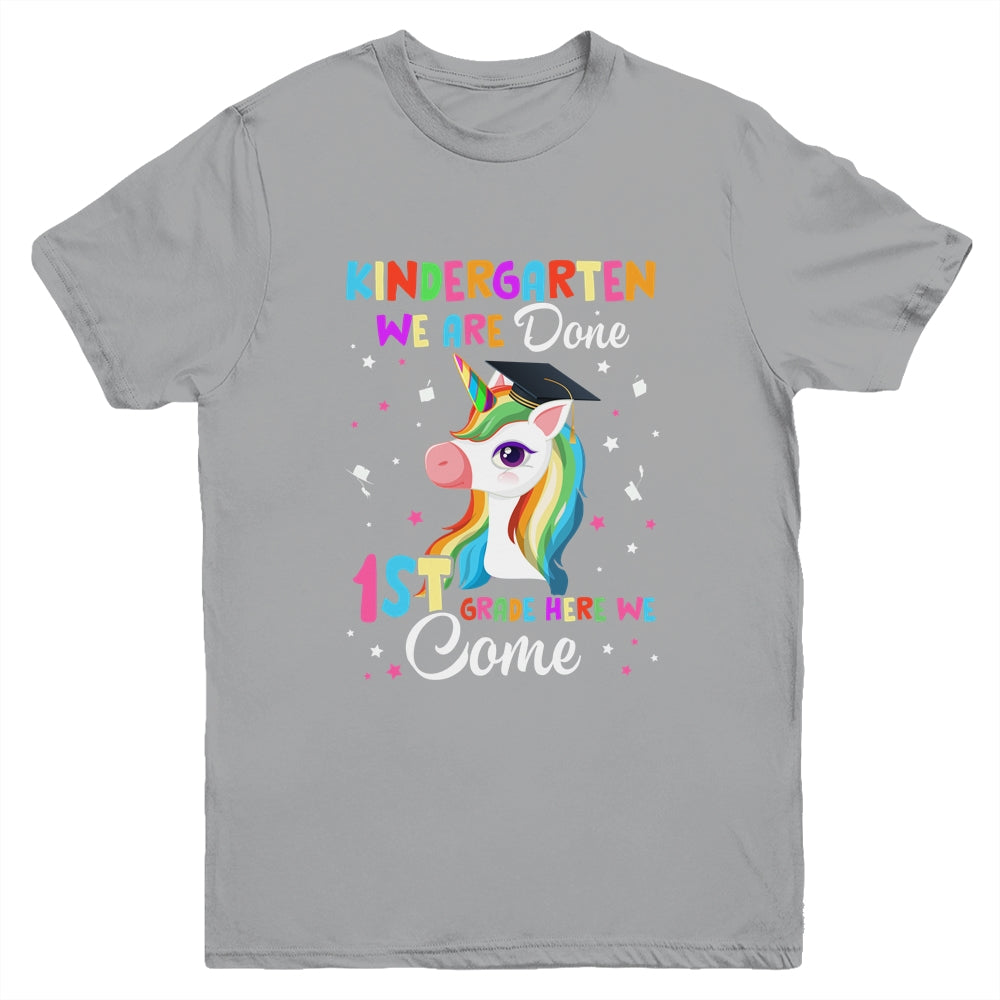 Kindergarten Graduation Magical Unicorn For Kids Girls Youth Shirt | teecentury