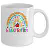 Kindergarten Teacher Rainbow First Day Of Back To School Mug | teecentury