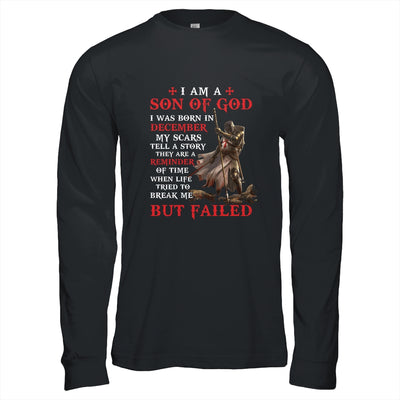 Knight Templar I Am A Son Of God I Was Born In December T-Shirt & Hoodie | Teecentury.com
