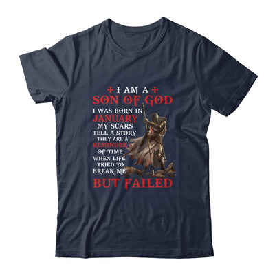 Knight Templar I Am A Son Of God I Was Born In January T-Shirt & Hoodie | Teecentury.com