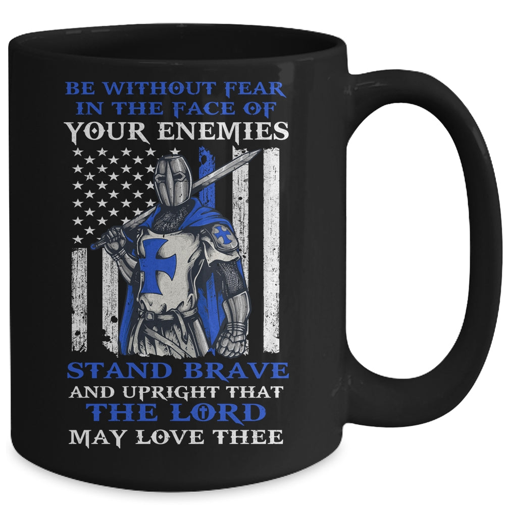 Knight Templar Police Officer Be Without Fear Crusader Men Mug Coffee Mug | Teecentury.com