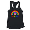 LGBTQ Free Auntie Hugs Gay Pride LGBT Rainbow Mother's Day Shirt & Tank Top | teecentury