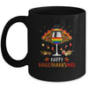 LGBT Happy HalloThanksmas Halloween Thanksgiving Wine Turkey Mug Coffee Mug | Teecentury.com