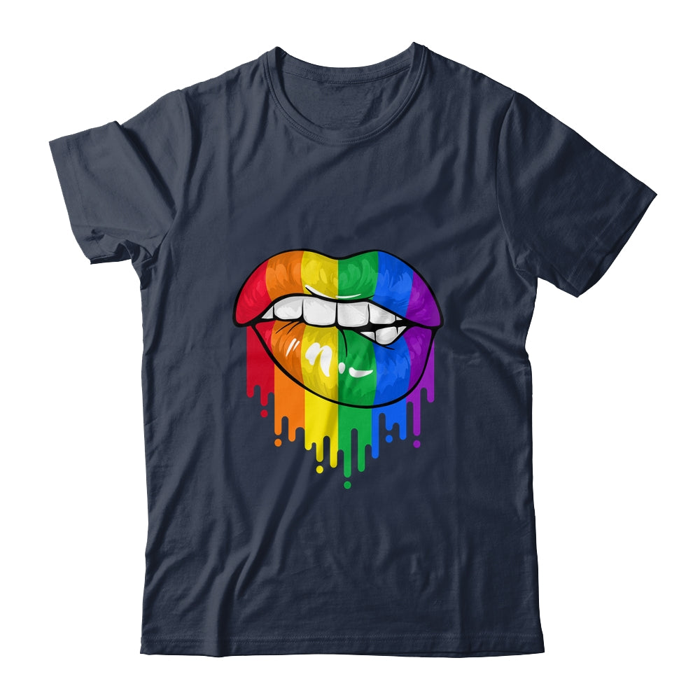 LGBT Rainbow Shirt Lips Pride Gay Homosexual Lesbian T-Shirt & Tank Top | Teecentury.com