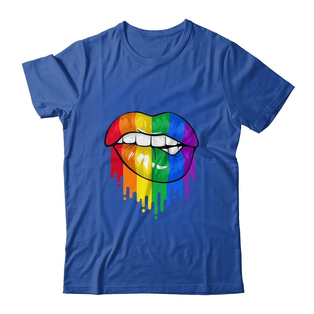 LGBT Rainbow Shirt Lips Pride Gay Homosexual Lesbian T-Shirt & Tank Top | Teecentury.com