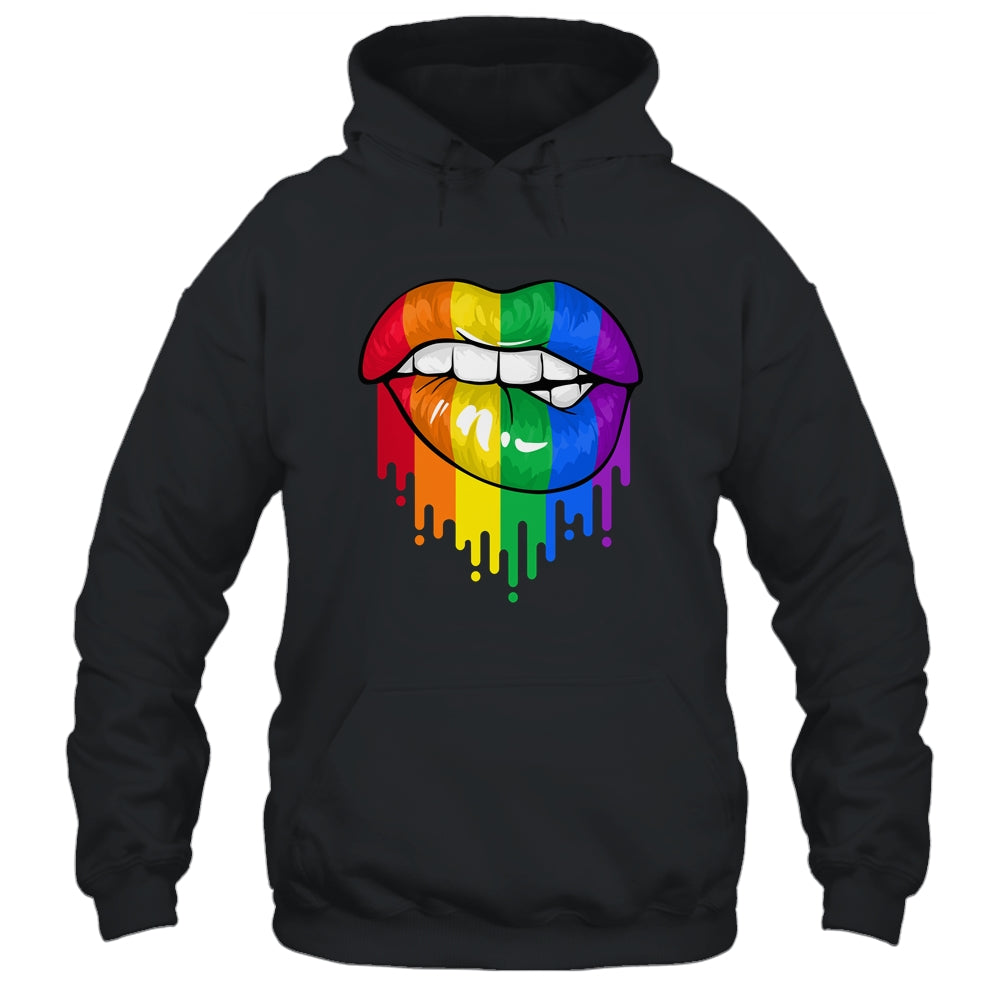 LGBT Rainbow Shirt Lips Pride Gay Homosexual Lesbian T-Shirt & Tank Top | Teecentury.com