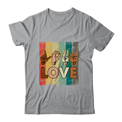 LOVE ASL Love ILY Sign Language T-Shirt & Hoodie | Teecentury.com