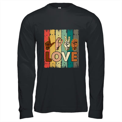 LOVE ASL Love ILY Sign Language T-Shirt & Hoodie | Teecentury.com