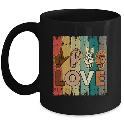 LOVE ASL Love ILY Sign Language Mug Coffee Mug | Teecentury.com