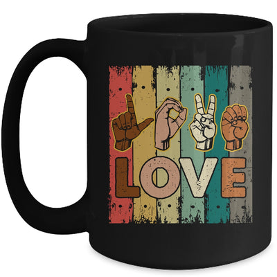 LOVE ASL Love ILY Sign Language Mug Coffee Mug | Teecentury.com