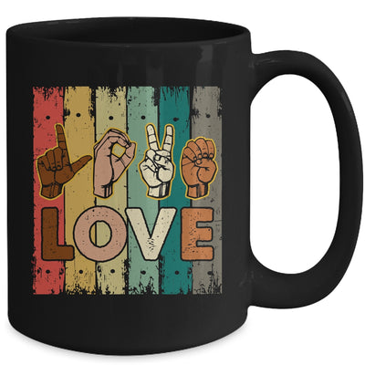 LOVE ASL Love ILY Sign Language Mug Coffee Mug | Teecentury.com