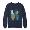 LOVE Cute Hanukkah Decorations Dreidel Menorah Chanukah T-Shirt & Sweatshirt | Teecentury.com