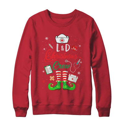 L&D Christmas Crew Labor and Delivery Nurse T-Shirt & Sweatshirt | Teecentury.com