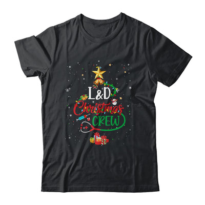 L&D Christmas Crew Labor and Delivery Nurse Techs Secretary T-Shirt & Sweatshirt | Teecentury.com