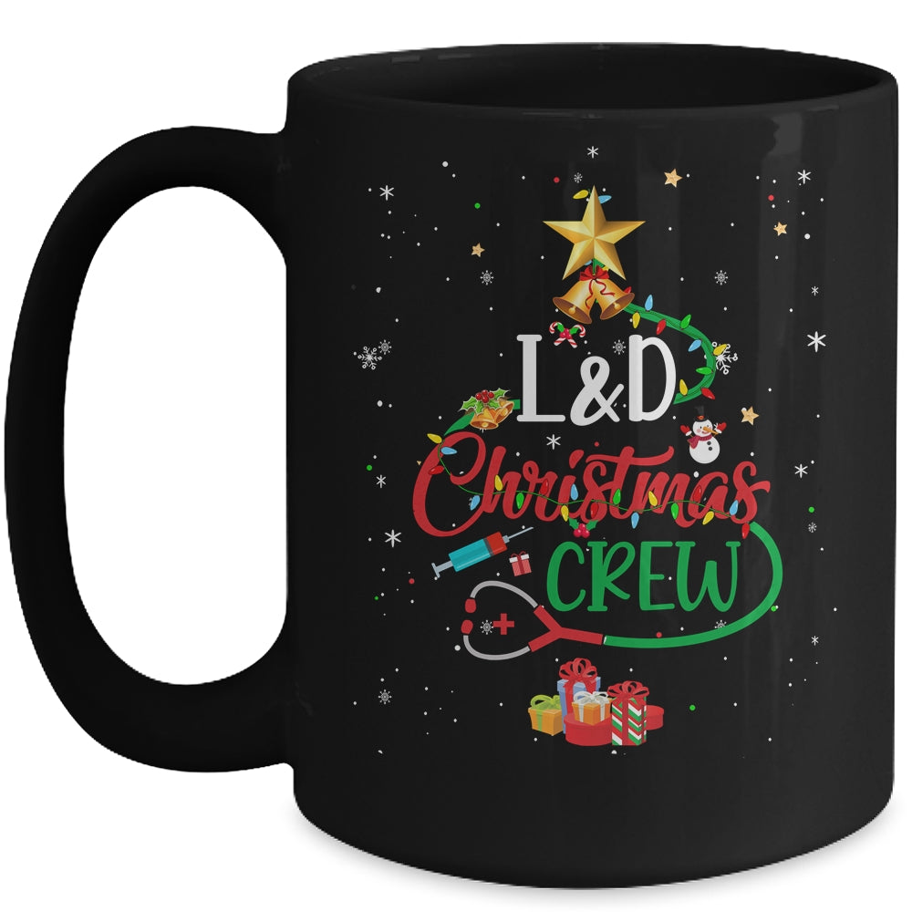 L&D Christmas Crew Labor and Delivery Nurse Techs Secretary Mug Coffee Mug | Teecentury.com