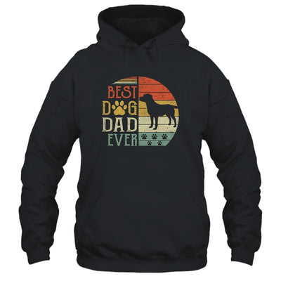 Labrador Best Dog Dad Ever Vintage Father's Day Retro T-Shirt & Hoodie | Teecentury.com
