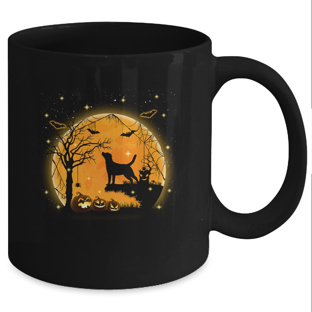Labrador Dog And Moon Funny Halloween Costume Gift Mug Coffee Mug | Teecentury.com