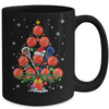 Lacrosse Christmas Tree Santa Pickleball X Mas Lights Mug | teecentury