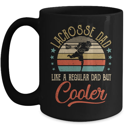 Lacrosse Dad Like A Regular Dad Cooler Vintage Fathers Day Mug Coffee Mug | Teecentury.com