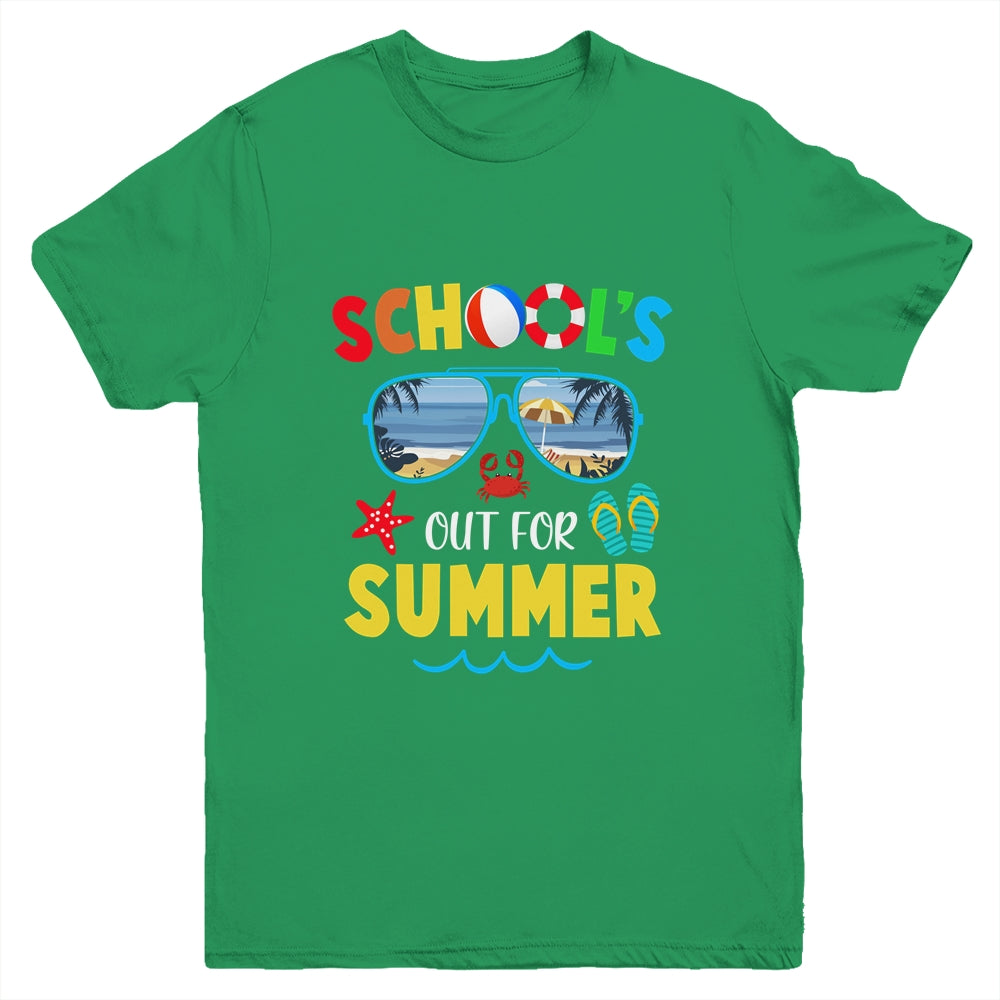 Last Day Of School Schools Out For Summer Vacation Youth Youth Shirt | Teecentury.com