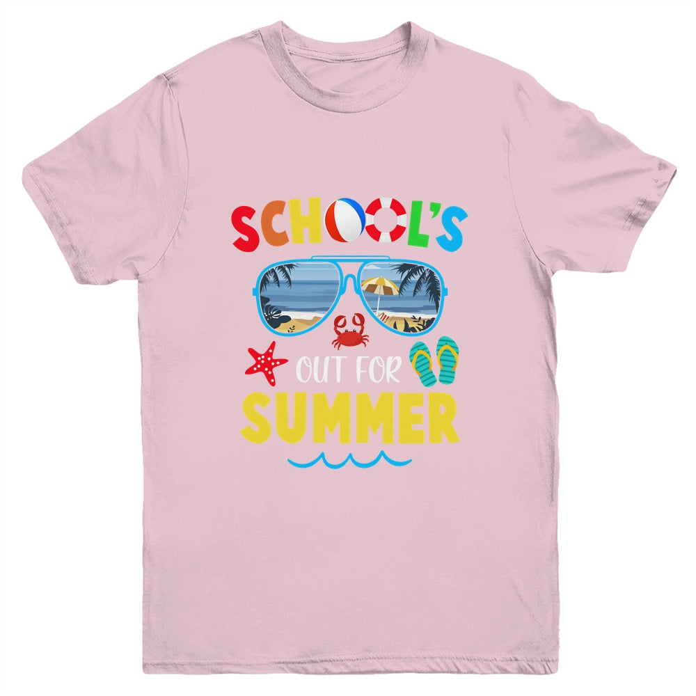 Last Day Of School Schools Out For Summer Vacation Youth Youth Shirt | Teecentury.com