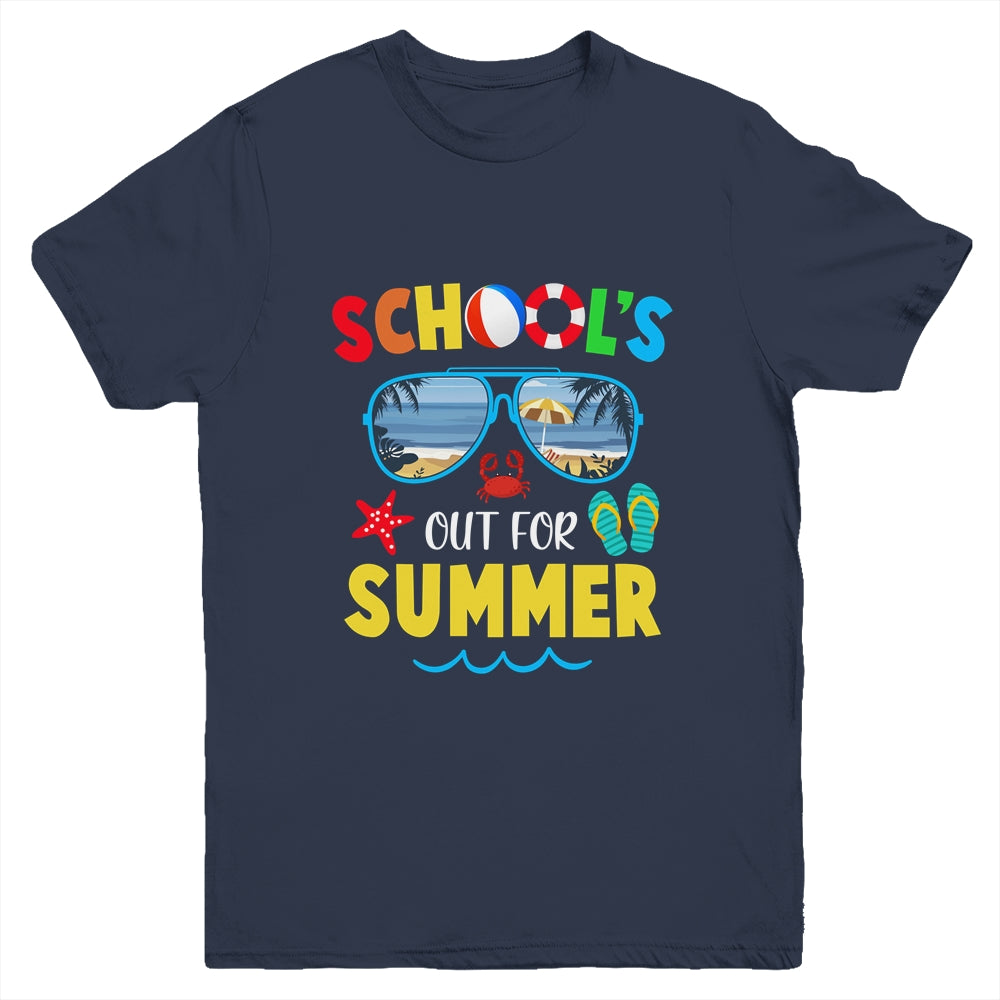 Last Day Of School Schools Out For Summer Vacation Youth Youth Shirt | Teecentury.com