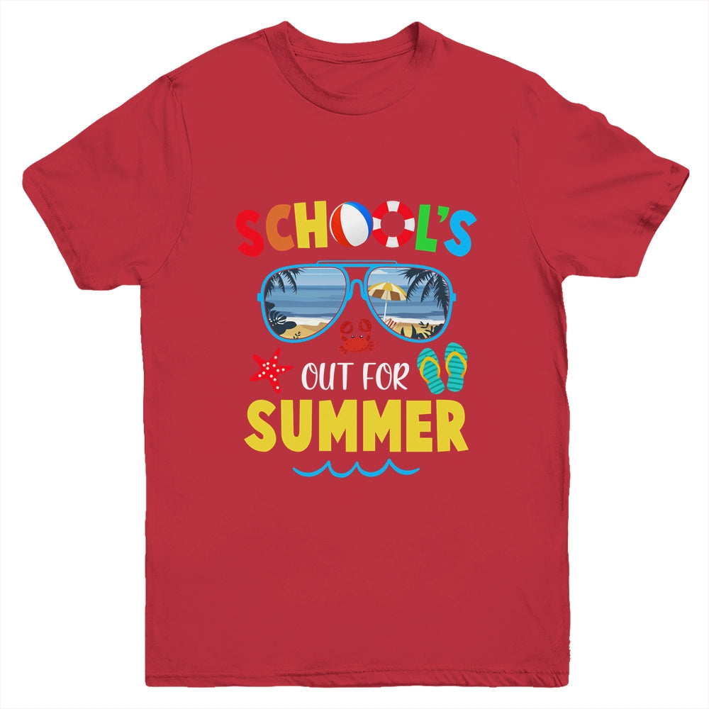 Last Day Of School Schools Out For Summer Vacation Youth Youth Shirt | Teecentury.com